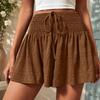 Drawstring Women's Short Lace Up Beach Short Fashionable Pajama Pants Beach Outfit
