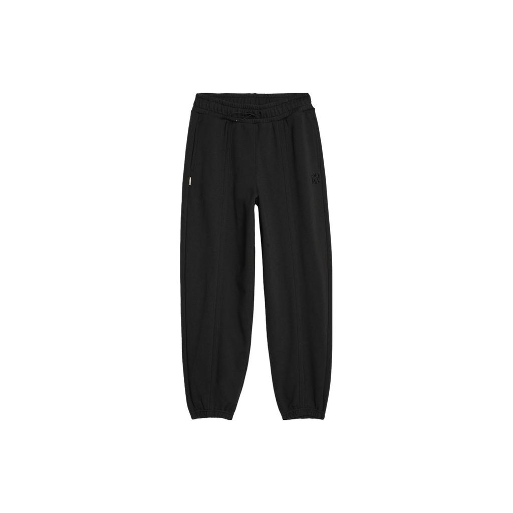 New PUMA Knitted Sweatpants Women's Black 623472-01