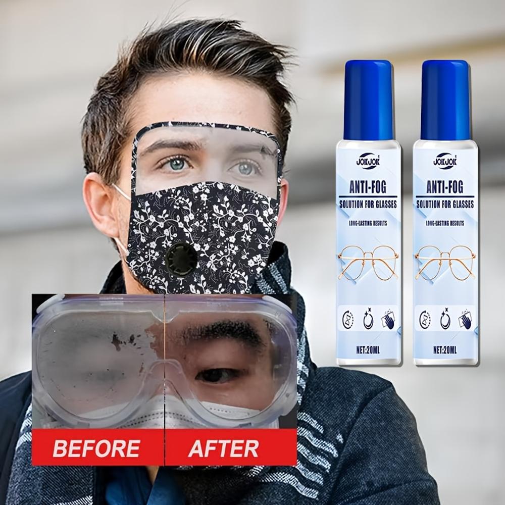 Professional-Grade Lens Defogging Solution - Long-Lasting Anti-Fog, Clear Vision, Suitable for Swimming Glasses, Goggles, Helmet