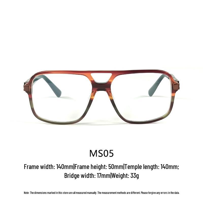 

Сверхлегкие мужские очки-авиаторы Rogue с двойной переносицей: Большая оправа, готова для установки линз по рецепту