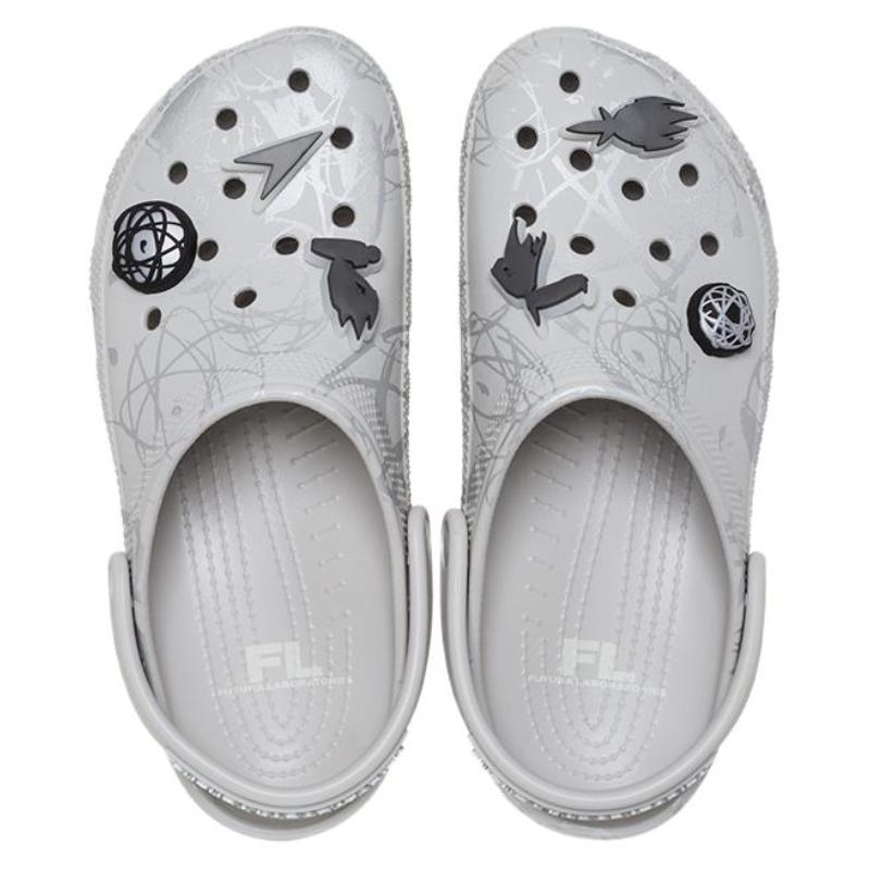 Futura Laboratories x Crocs Classic Clog Futura Laboratories Pearl White