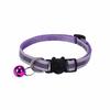 Cartoon Cat Head Reflective Pet Collar Colorful Bell Adjustable Safety Neck Strap Fashion Pet Collar For Kitten Puppy Small Dog