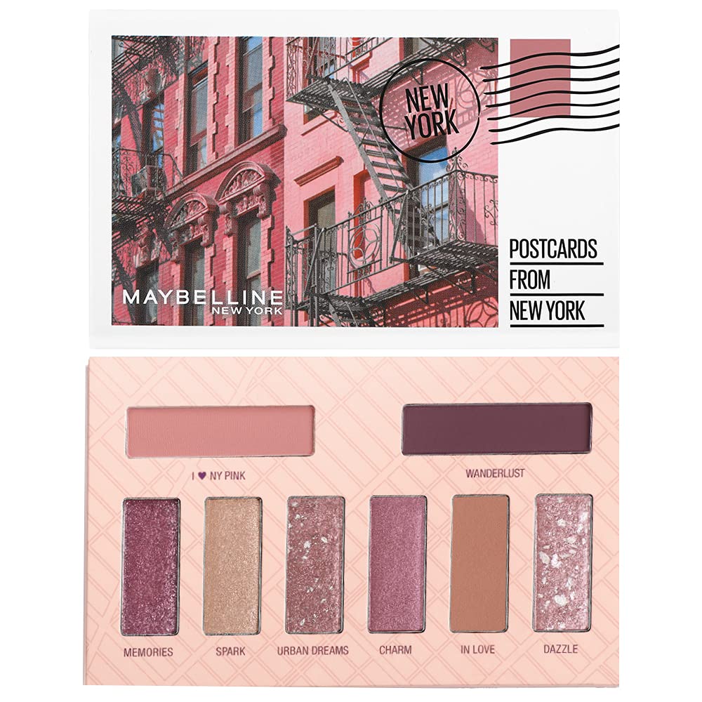 

Палитра теней для век MAYBELLINE Postcard PK-1