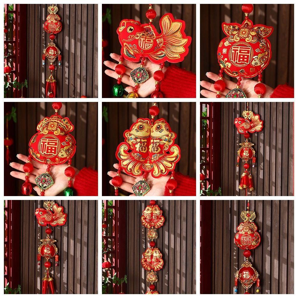 Wind Chimes New Year Hanging Ornaments Lucky Bag New Year Decorations Good Luck Ornaments  Home