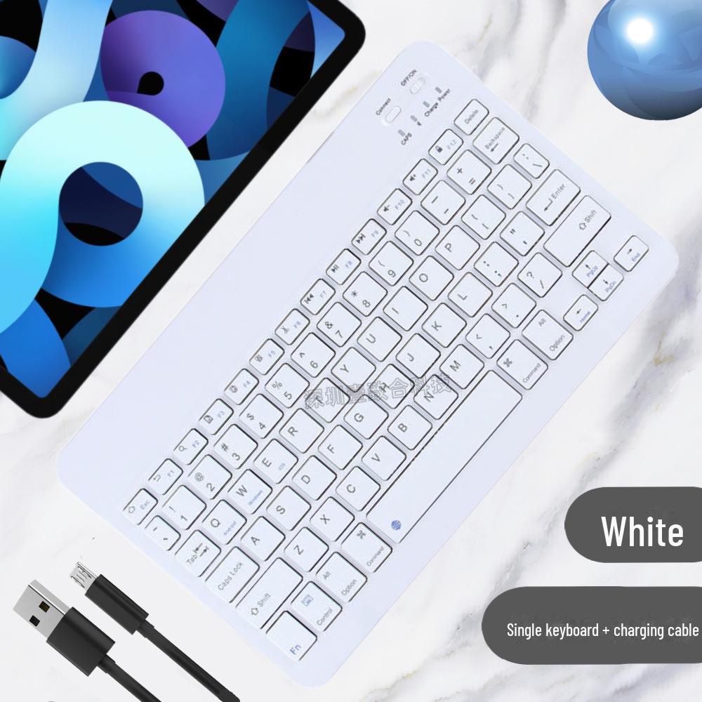 10-Inch Wireless Bluetooth Keyboard & Mouse Set for iPad, Mobile Phone, and Tablet