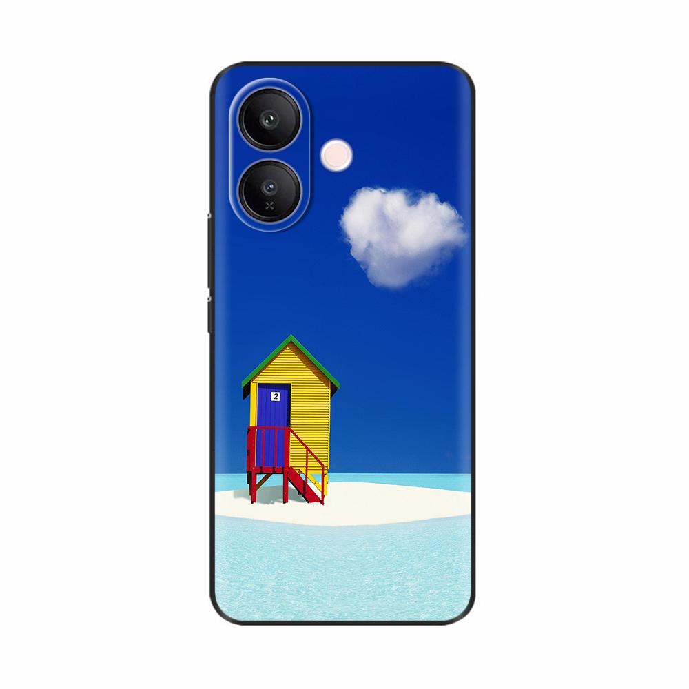 For Vivo V60 Lite Case Case Sweet Love Heart Flower Soft Silicone TPU Cover For Vivo V60 Lite 4G 5G Phone Cases Protective Coque