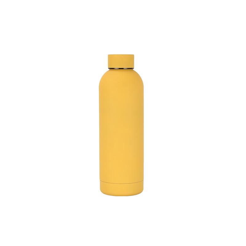 Custom Water Bottle 500ml Drink Vacuum Flask Double Wall SUS304 Insulated Stainless Steel Sports Vacuum Flask for Camping 0.5L