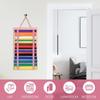 Portable karate belt display stand, with hanging medal sticks, lightweight hanging taekwondo belt display stand storage rack