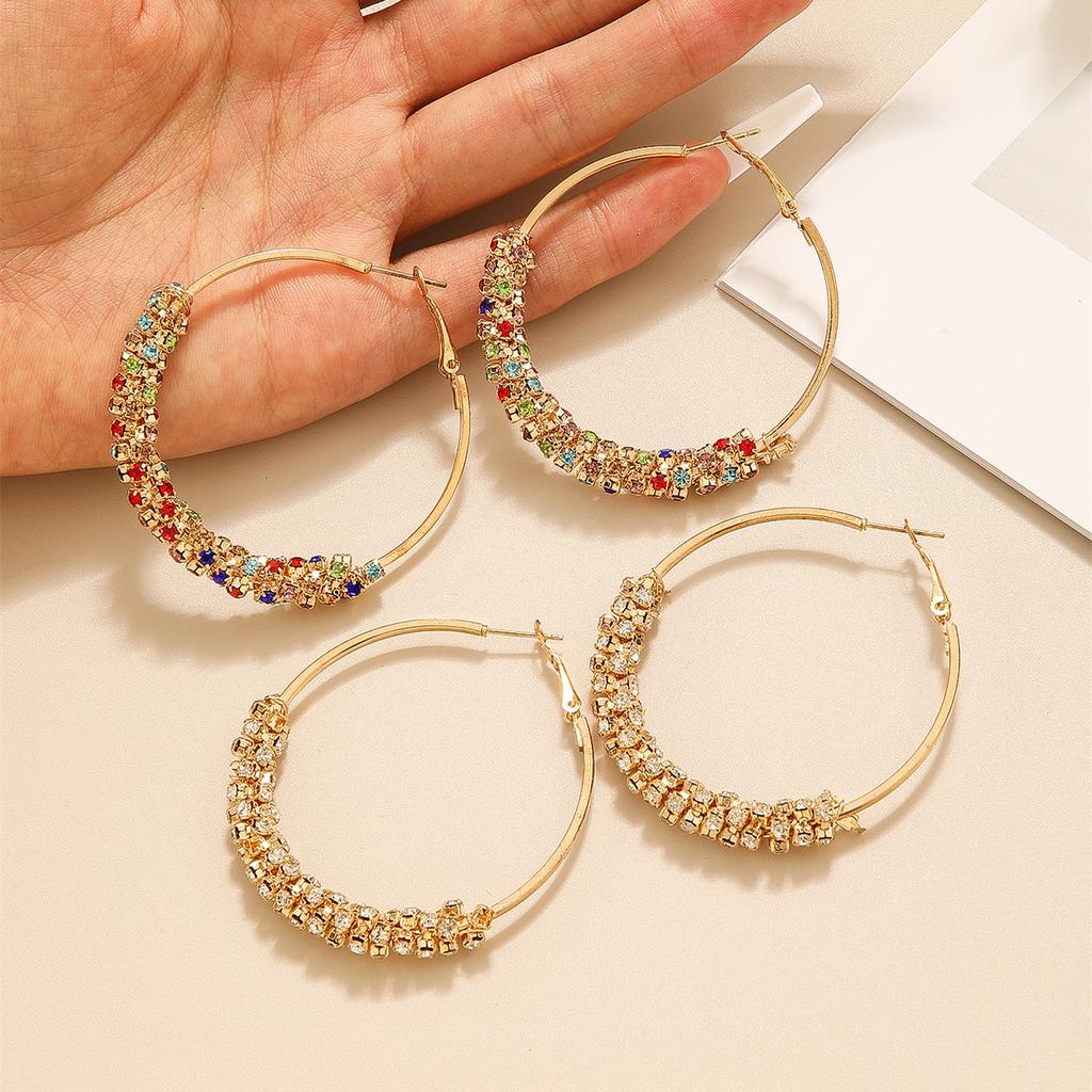 Popular Design with Handmade Rhinestones, Colorful, for Daily Wear, for Party, Fashion Earrings-… More