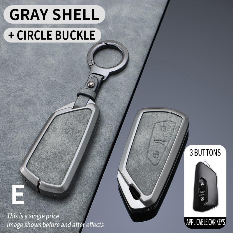 Car Key Case Cover for VW Volkswagen Formentor Tarraco Golf 8 MK8 ID.6 ID.4 Cupra for Skoda Octavia A8 SEAT Leon MK4 2024 2025