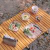 Outdoor Camping Tableware Folding Bowl Plate Cup Filter Chopping Board Portable Picnics Flatware for Outdoor Cooking