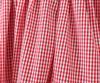 2026 Sweet Plaid Yarn-Dyed Halter V-Neck Mini Dress with Sexy Open Back