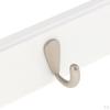 4 Hooks Bamboo Wall-Mounted Coat Hanger Rail Rack Hook Keys Holder