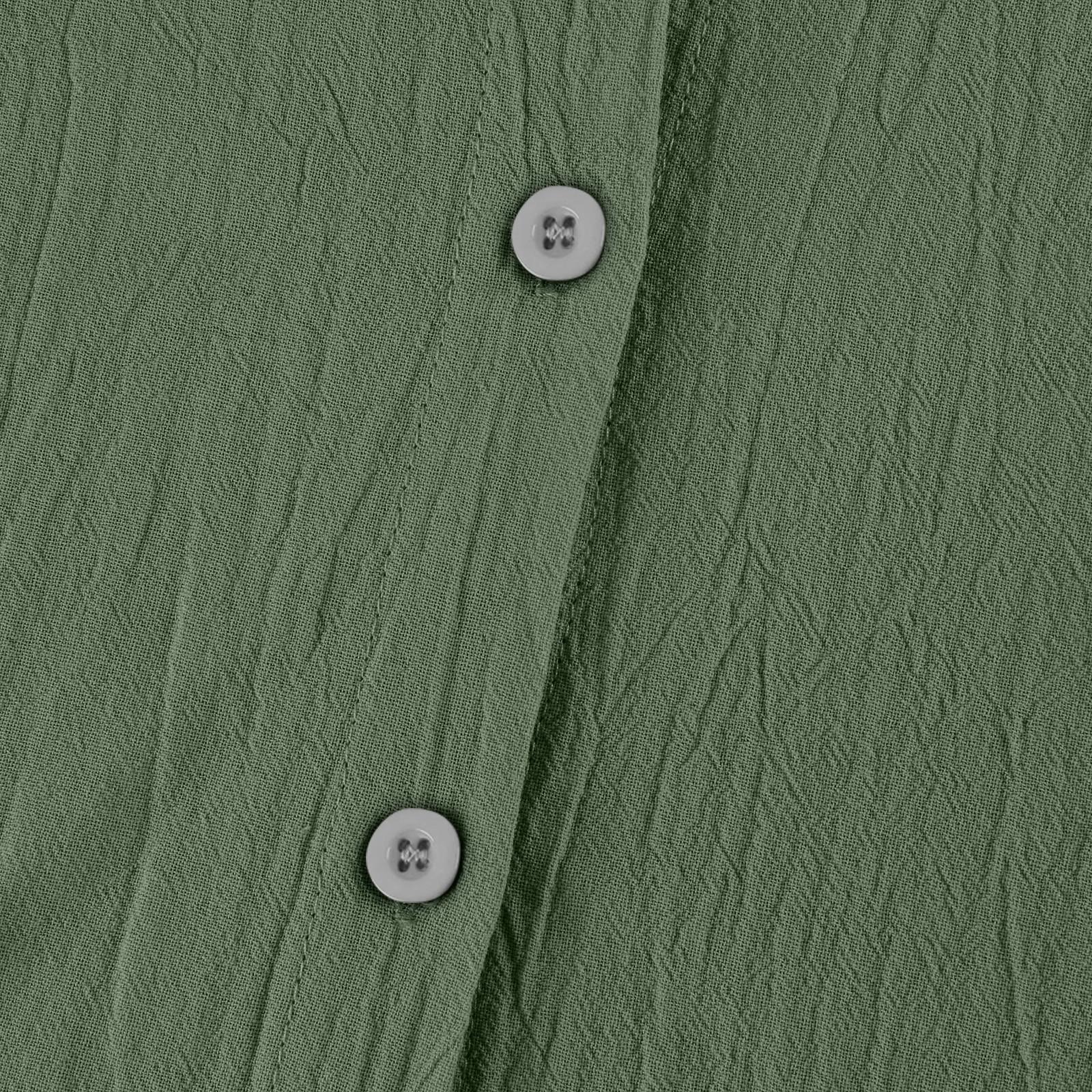 Женская мода сплошной цвет семь рукавов с разрезом повседневные свободные длинные платья — фото 4