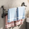 Wall Mounted Folding Slippers Rack Double Layer Bathroom Shoe Rack  Bathroom