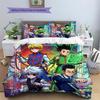 Hunter Patterned 3-Piece Pillowcase & Duvet Cover Set Anime Themed Bedroom Bedding Decor Ideal Gift for Fans YUN6516