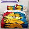 3pcs Duvet Cover Set (1*Duvet Cover + 2*Pillowcase, Without Core), Garfield Print Soft All‑Season Bedding Set, Home Bedroom Decor Gift