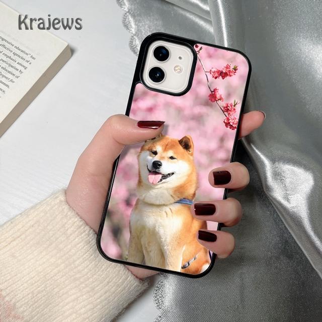 Krajews Animal Akita Dog soft Phone Case Cover For iPhone 17 Air 16 15 14 plus 12 13 pro max coque Shell Fundas