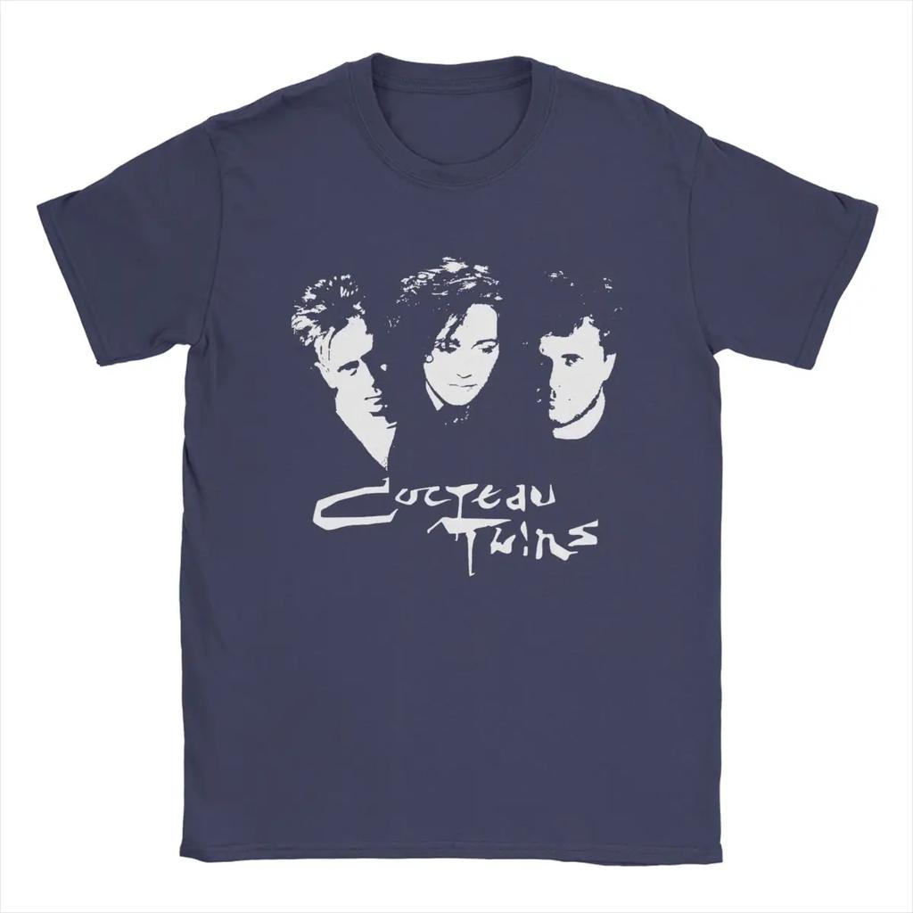 Men's T-Shirt Cocteau Twins Funny 100% Cotton Tee Shirt Short Sleeve T Shirt Crewneck Clothing Gift Idea