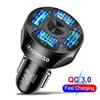 Mini Portable 4 QC3.0 Fast Stable USB Ports Charging Car Quick Charger Adapter