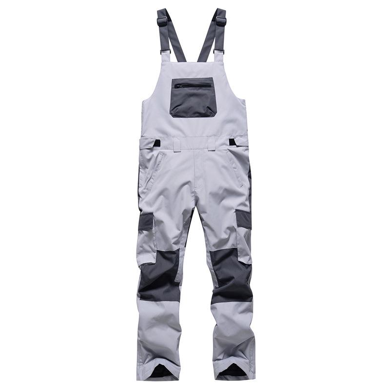 New Colorblock Ski Pants: Windproof, Waterproof, Warm, and Breathable. Perfect for Couples.