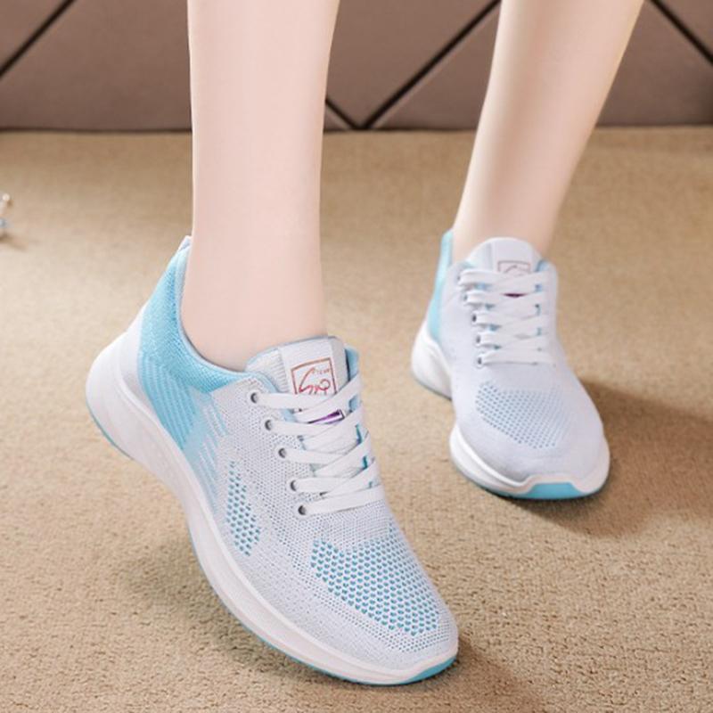 Women Platform Casual Sneakers Shoes Mesh Breathable Running Shoes Chunky Summer Sports Tenis Shoes  Luxury Vulcanize Shoes