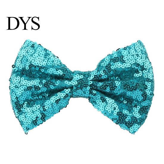 Comfortable Hair Clip Hairpin Safety Rounded Corner with Burr-Free Metal Spring Bow Shape Shiny Sequin Decoration Children Sparkling Accessory