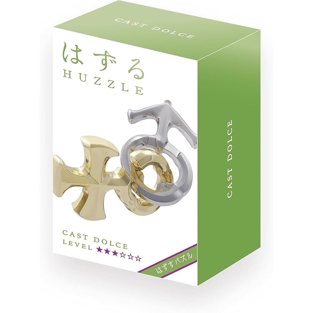 Hanayama Cast Dolce Puzzle Level 3 Difficulty Brain Teaser Toy