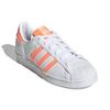 Adidas Originals Superstar Comfortable Casual Low-Top Sneakers Women Sneakers White Orange GX1834