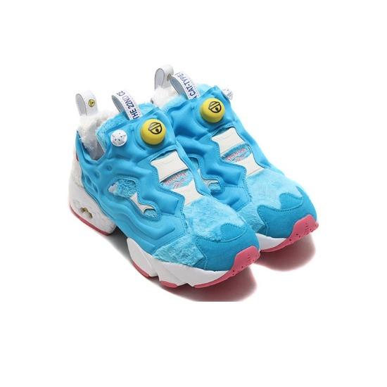 Reebok Doraemon x atmos x InstaPump Fury OG 'Furry Blue' GV7288 Buty Męskie