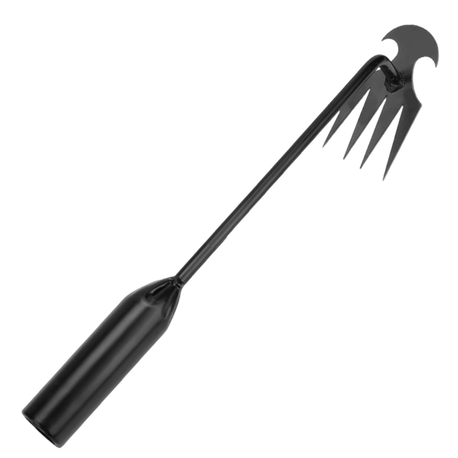 1/2pcs Garden Weeder Rake Tools 2 in 1 Double Garden Hoe Cultivator Gardening Weed-Puller with Handle for Flower Beds Gardens 1pcs