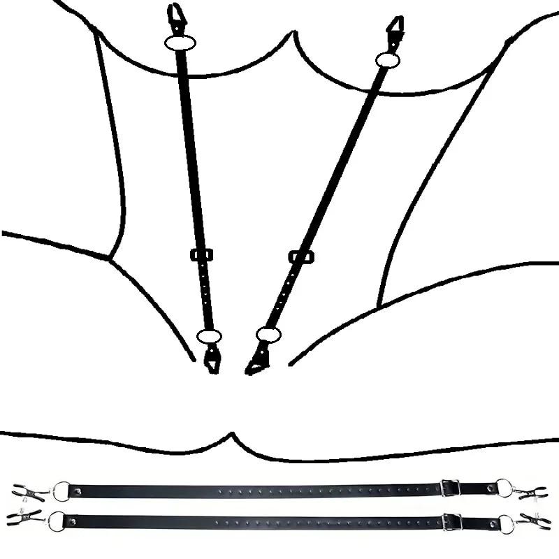 BDSM Labia Spreader Clip Klitoris bradavky na klitoris SM Bondage Spread Pussy Open vagina Stimulator pre ženy Sexuálne hračky pre dospelých