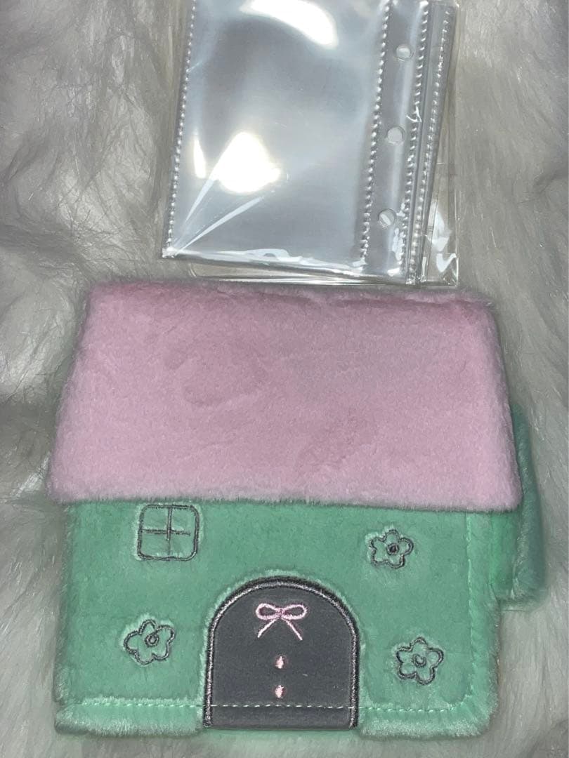 

[USED] Korean Trading Card Collection Book Green x Pink