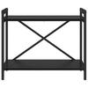 Bookshelf Black Oak Look 60 X 30 X 50 Cm Engineered Wood