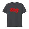 Vintage Retro Blatz Letter Print Streetwear Casual T Shirt vintage Washed Top For Everyday Wear Stretched Slightly Soft Unisex