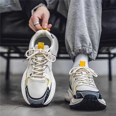 Men's Sports Shoes Fashionable Outdoor Thick-soled Clunky Sneaker Soft-soled Non-slip Running Shoes Comfortable Men Tennis Shoes