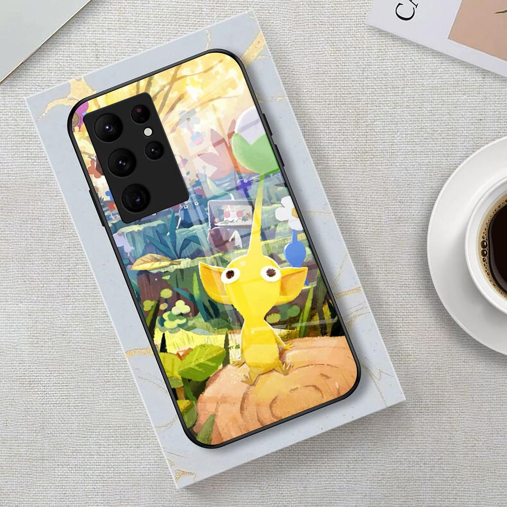 Game Pikmin 4 Phone Case For Samsung S25 Edge Ultra 23 22 21 20 Ultra Plus S24 Fe A54 53 25 Glass Cover