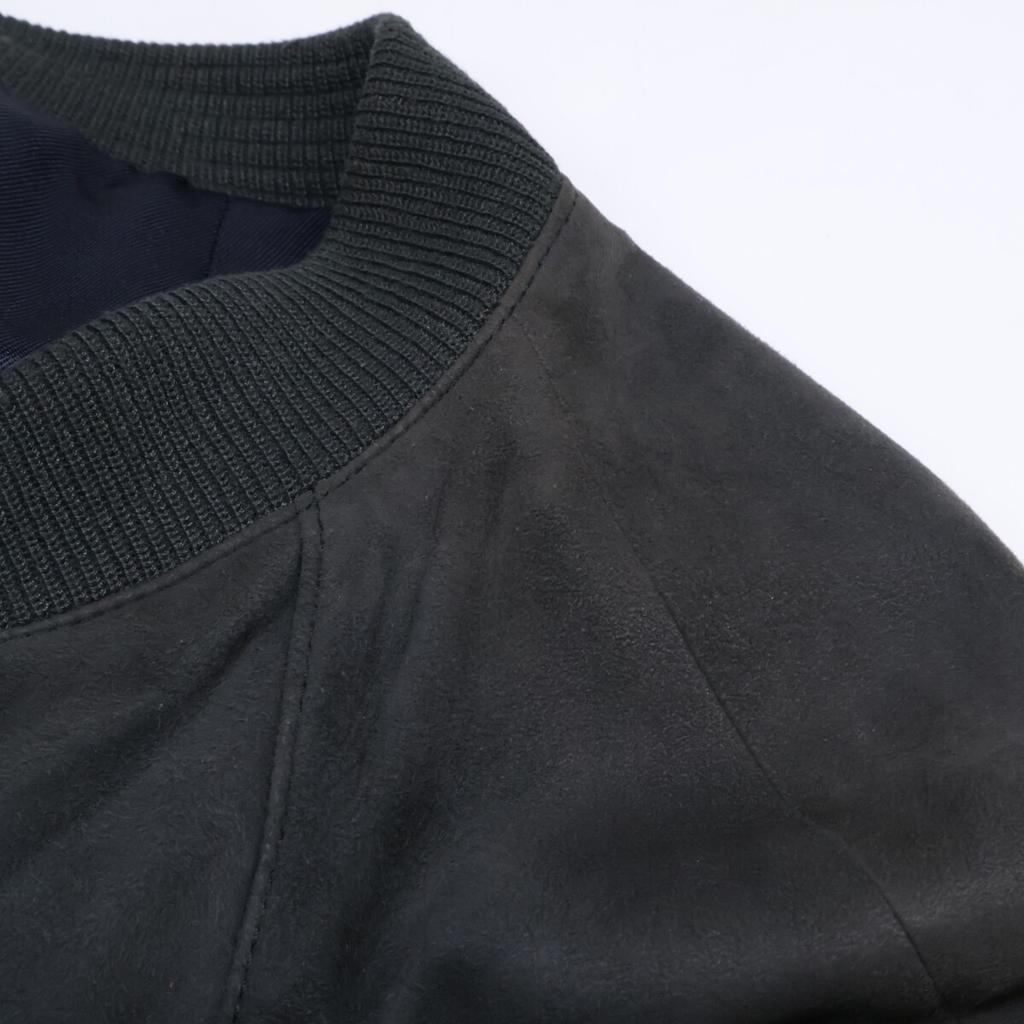 Loewe Suede Zip-Up Jacket 50 grayUsed