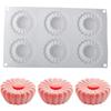3D Herz/Stern/Rund/Quadrat Blume Pudding Silikon Mousse Form DIY Dessert Schokoladenform Kuchen Dekorationswerkzeuge Backformen
