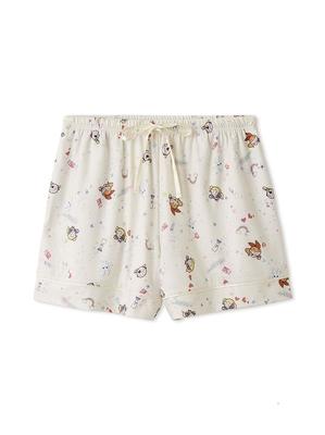 Snidel Home Powerpuff Girls Print Shorts SHCP251103OWHTF