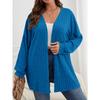 JPNTKY Women's Vintage Casual Solid Color Print Autumn Winter Long Sleeve Jackets & Coats