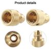 Expandable Hose Connector Brass Hose Connector For Watering 2pcs Connectors Adapter For Garden Watering System