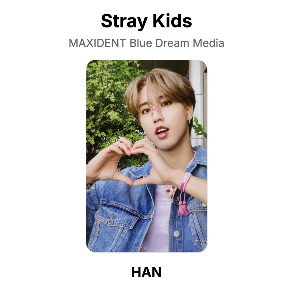 Stray Kids MAXIDENT Blue Dream Media Official Photocard