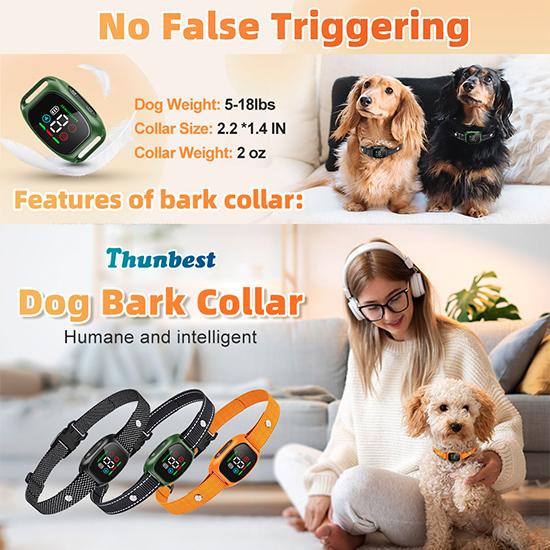Pet Barking Collar, Smart Vibration Barking Collar, Gentle Interference Barking Collar,