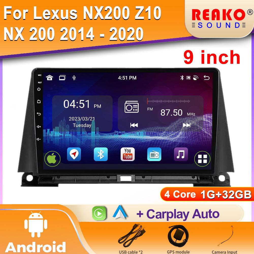 Für Lexus NX200 Z10 NX 200 2014 - 2020 Autoradio Multimedia Video GPS Android Navigation 2Din DVD Player CarPlay Autoradio