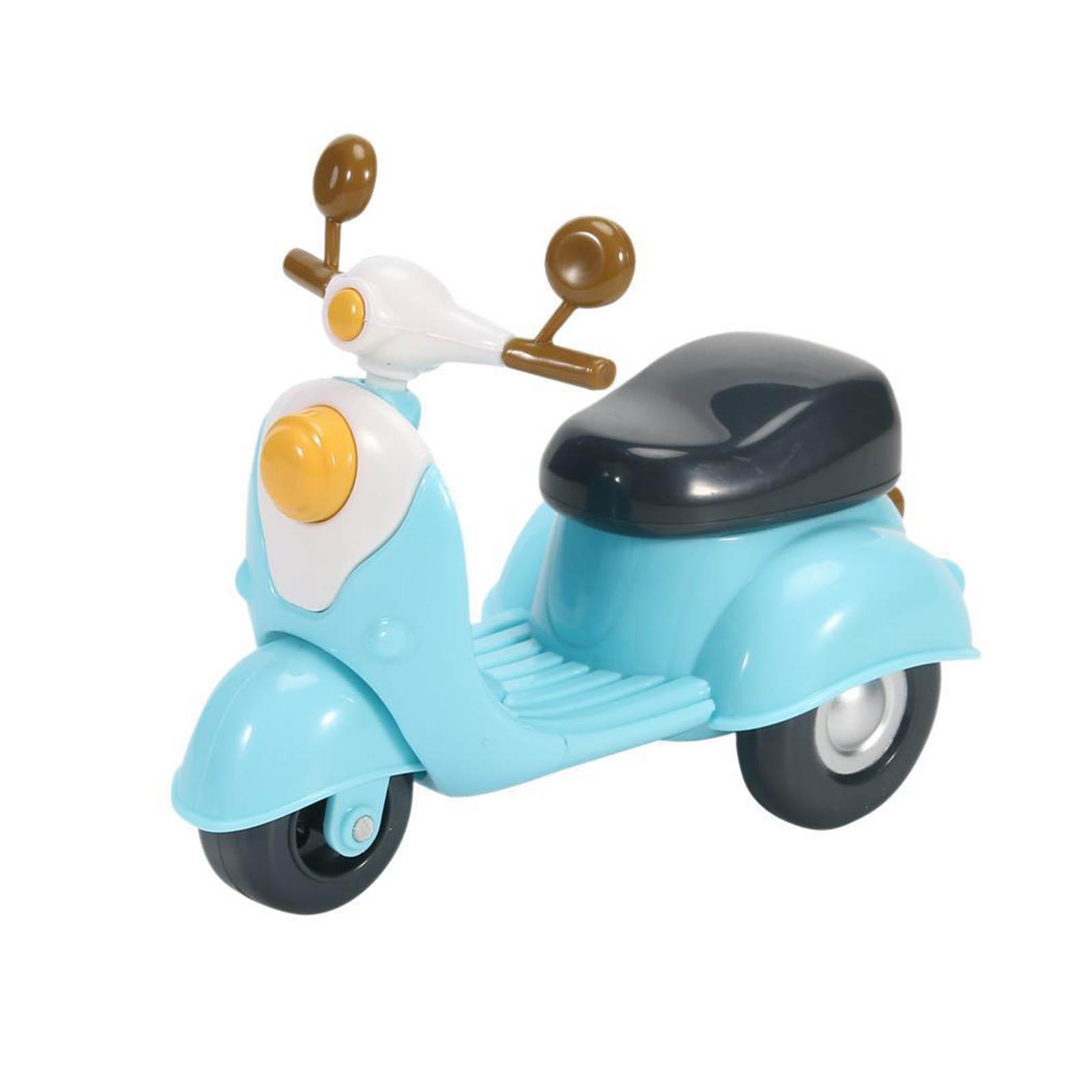 

Миниатюрный трюковой мотоцикл, игрушечная машинка, вращение, качание, аксессуары для куклы, питомец, электрический мотоцикл, модель One Size