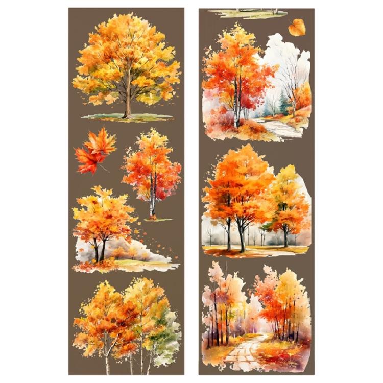 Forests Tape Beauty Tape Masking Tape Aesthetic Decorative Tape Hand Account Tape for Journaling Scrapbooking