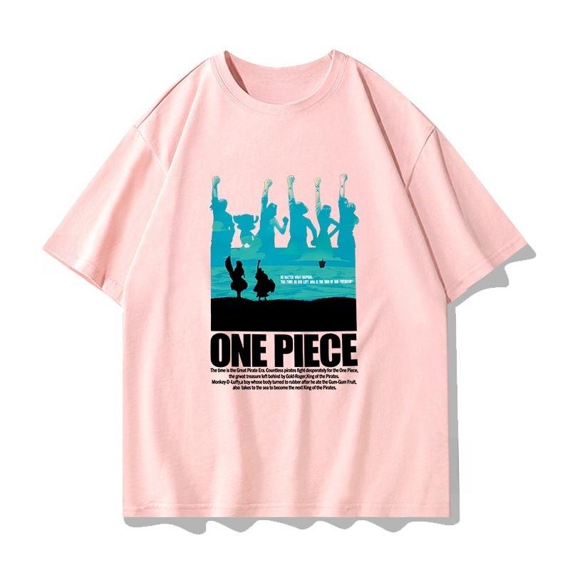ONE PIECE Joint Tshirt Mens and Womens Summer Peripheral Clothes ACE Sanji Luffy Zoro Shortsleeved Childrens Clothes
