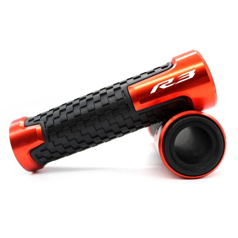

Fit FOR YZFR3 YZF R3 2015-2020 2019 2018 2017 Motorcycle Accessories 7/8 22mm Handlebar Grips Handle Grip Protector Handle помаранчевий