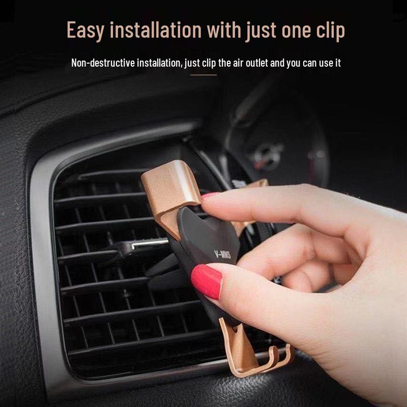 Universal Gravity Sensing Air Vent Phone Holder for Cars